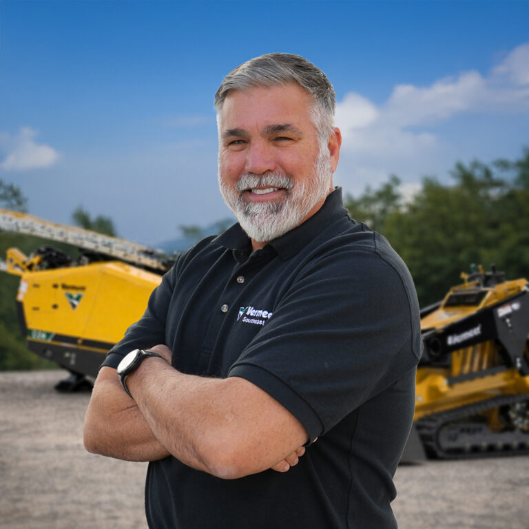 Darrin Jenson, a sales representative at Vermeer Southeast.