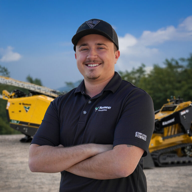 Peyton Hornbuckle, a Sales Representative for Vermeer Southeast.