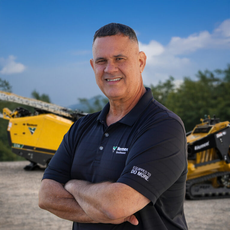 Eddie Alvarez, a sales representative at Vermeer Southeast.